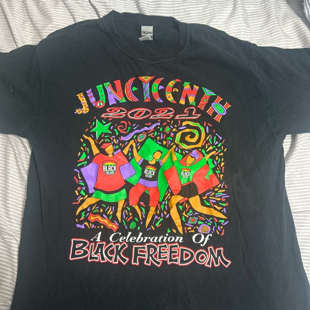 Black Juneteenth Celebration HBCU T-Shirt